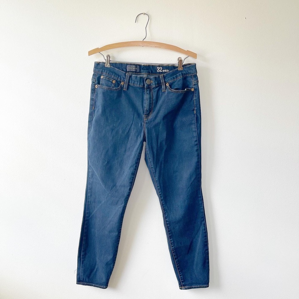 J. Crew Toothpick ankle jeans